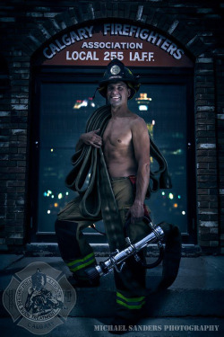 mancrushoftheday:  Calgary Firefighters Calendar by Michael Sanders (via