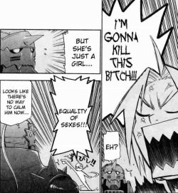 goddamnitshannon:  Actual feminist Edward Elric. 