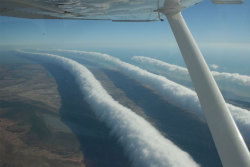 Unearthly (Roll clouds, or Morning Glory ~ a rare Arcus cloud