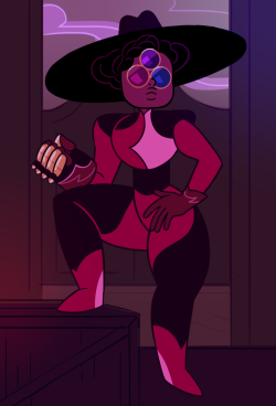 droosy:  a wild west garnet from months ago that i decided to