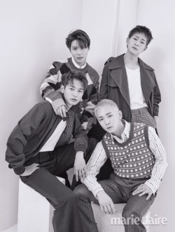 stylekorea:SHINee for Marie Claire Korea June 2018. Photographed