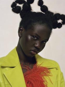 pocmodels:   Adut Akech by Campbell Addy for I-D Magazine - Spring