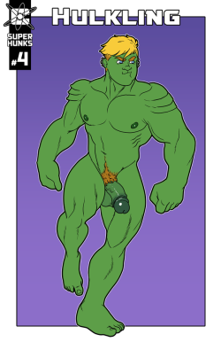 c-atomic:  Super Hunks #4-6Every month I’m drawing three hunky