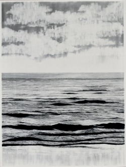 vjeranski:  Francisco Faria “sea (erased)”, 2009graphite