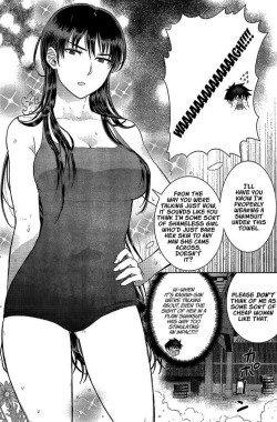 thank you white jesus for having a female in a manga, in a hot