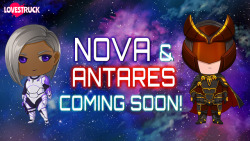 lovestruckvoltage:Nova & Antares: New Starship Promise characters,