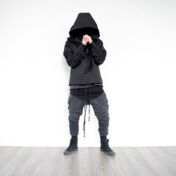 mxdvs:  BOY IN HOOD  Half zip up pullover bomber, Askyurself