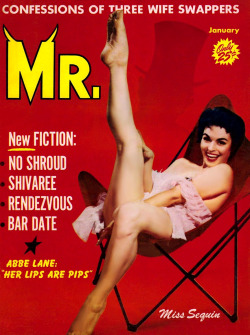 burleskateer:  Sequin appears on the cover of the January 1958