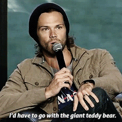 saltnburned:  If you could take anything or anyone from Supernatural