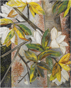 artmastered:  Natalia Goncharova, Still Life with Magnolias,