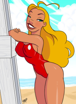 aeolus06:  Lifeguard on duty  this girl needs more fan art! why