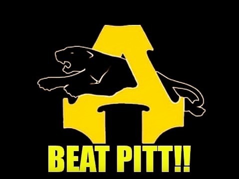 Beat Pitt! The little BIG game is this weekend! Good luck Panthers.