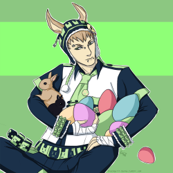 blackquill-bunny:  Easter with Noiz~Have a Happy Easter! 