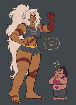 justmysillydoodles:  Steven would have so much fun teaching Crystal