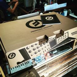 waveformless:  Moog Minimoog Voyager about to go to its new home!