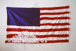 brian-kenny:  My “Fallen Stars” flag (2012) has never been