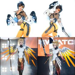 cosplay-queens:  Tasha is OWNING the Overwatch cosplays, god