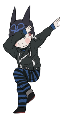 shslahogesaihara:  hoshi dabbing but this time in color and transparent