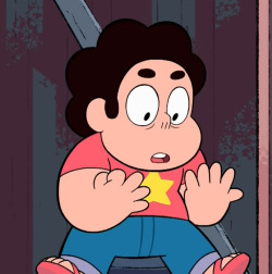 artemispanthar:  I love Steven’s reaction here because he’s