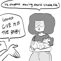 i drew garnet in mom jeans with out even thinking about it it