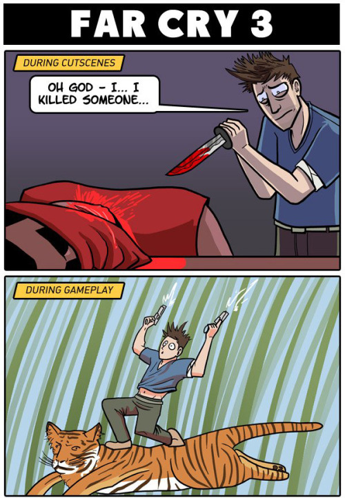 dorkly:  The 3 Videogames With The Weirdest Protagonist Disparity For more comics, go to Dorkly.com! 