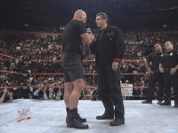 complete-gifs:  WWE ~ Raw (22 September 1997) Steve Austin hits