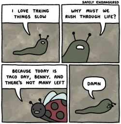 tastefullyoffensive:  (comic by Safely Endangered)