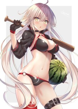 k-ui:国産もやしさんのツイート: “水着オルタちゃんとスイカ割りしたい　#FGO…