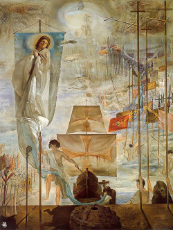 salvadordali-art:  The Discovery of America by Christopher Columbus,