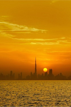 ponderation:  Morning Glow.. by Adarsh Kuruvath  Burj Khalifa