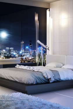 livingpursuit:  Bedroom With A View | Modloft Modern Furniture