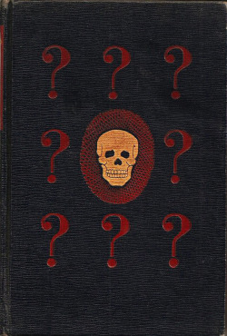 danskjavlarna: Eight question marks and a skull — the cover