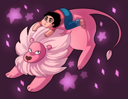 jean-so-fine-kirschtein:  urge to draw Steven and Lion has become