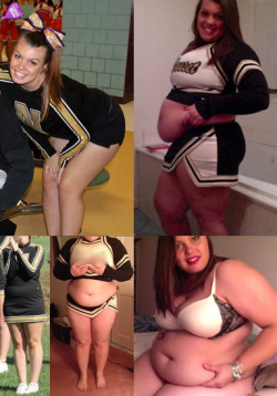 420espada:  theweightgaincollection:  Chubby4myHubby´s Cheerleader