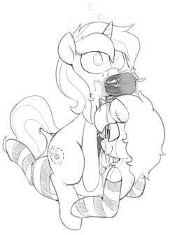 You ever seen a pony getting pegged by a doll verison of themselves