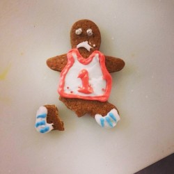 My guy Chef Junior made this limited edition D. Rose gingerbread