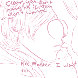 cinnadicks:  So I drew that au I mentioned the other day… Clear