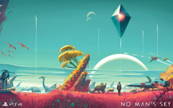 playstation:  Here’s a No Man’s Sky Wallpaper…  … just