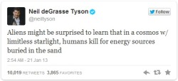 thesciencellama:  Neil deGrasse Tyson lays down some cold hard