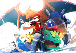 animedove89:  Red, the true Pokemon master. 
