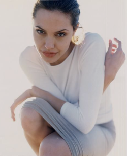Angelina for Allure’s cover issue in March 1999, photos by