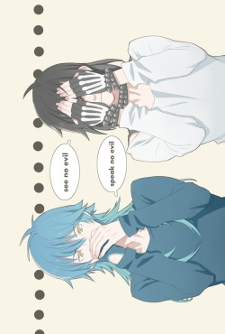 slashren:  see no evil speak no evil | てこめPosted with