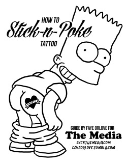 fayeorlove:  made an illustrated guide to stick-n-poke tattoos