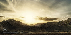 random-photos-x:  Behind the Mountains by Mohamedraof. (http://ift.tt/1Gt8HaO)