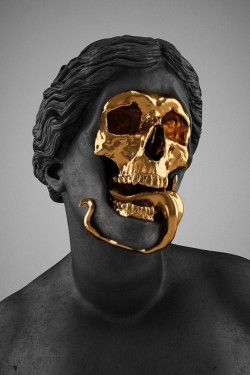 odditiesoflife:  Skull-ptures Hedi Xandt is a German-born artist