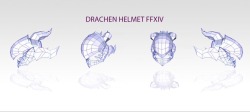 New to pepakura ffxiv dragoon helmet available on joshsonic8