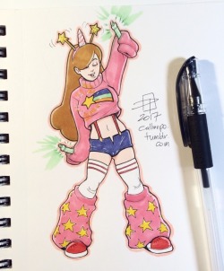 callmepo: Rave girl Mabel.   Still goofing around with some ideas