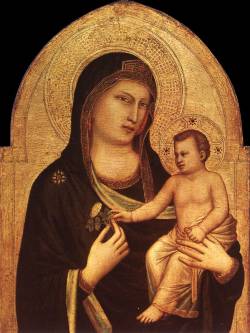 artmagnifique:  GIOTTO DI BONDONE. Madonna and Child, 1320-30,