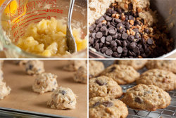 foodffs:  banana walnut chocolate chip cookiesReally nice recipes.