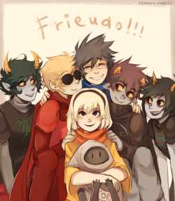 ikimaru:  late reunion picturee  remember when everyone arrived